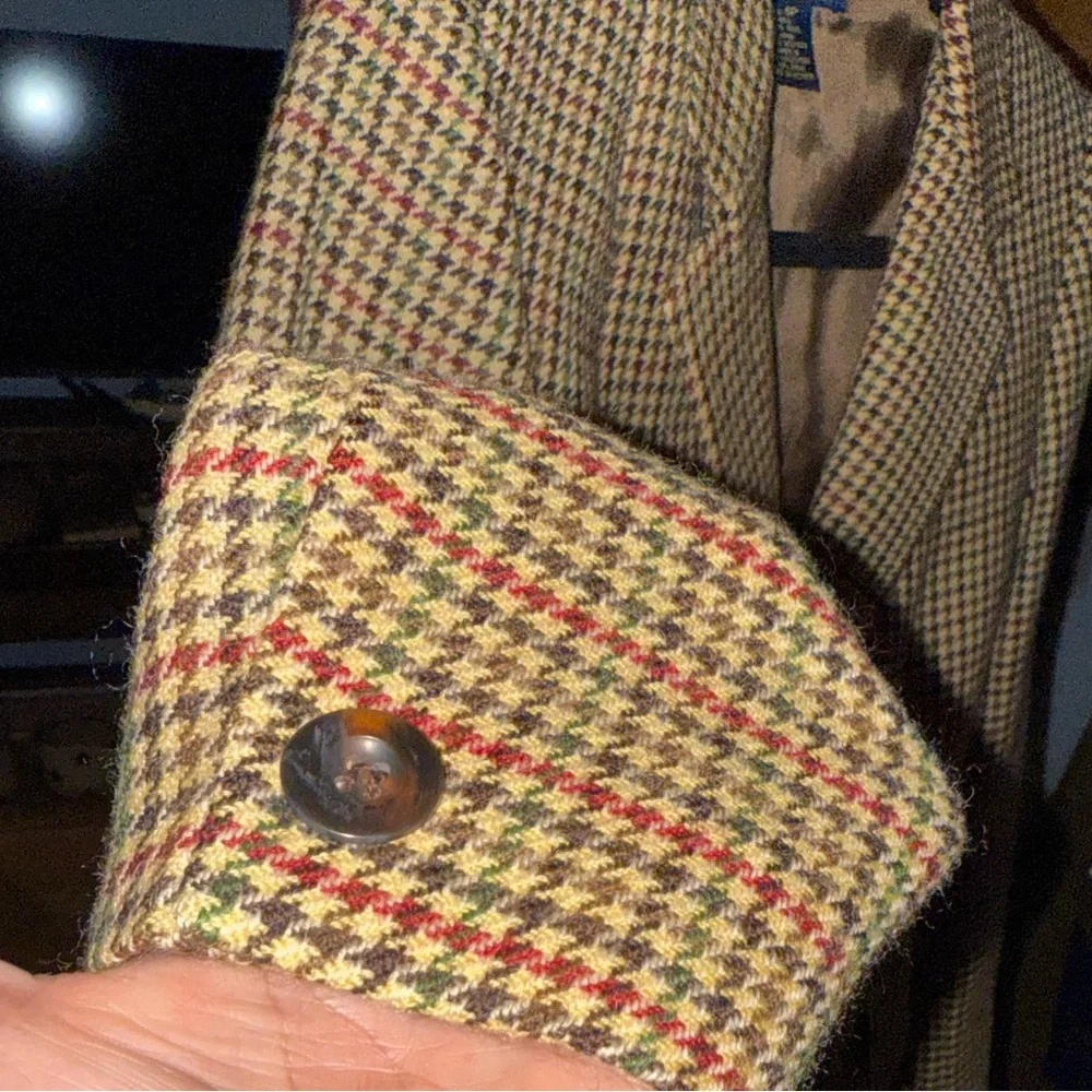 Vintage Charter Club Women's Plaid Houndstooth Blazer Size 8 EUC - Picture 5 of 6